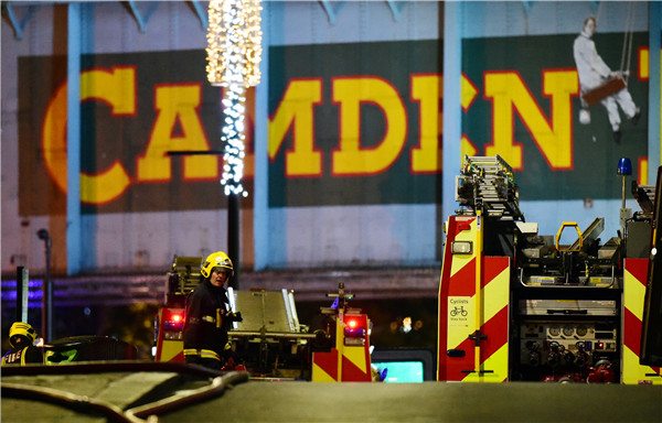 Fire at London's Camden Market put under control