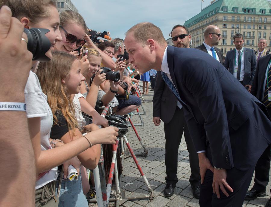 British royal family visit Germany and Poland