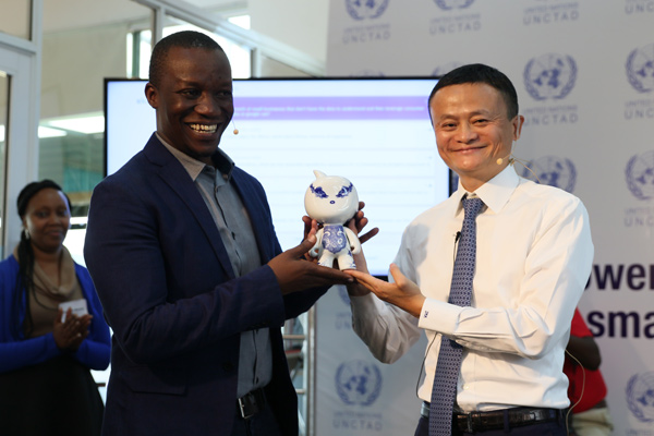 Jack Ma coaches African entrepreneurs