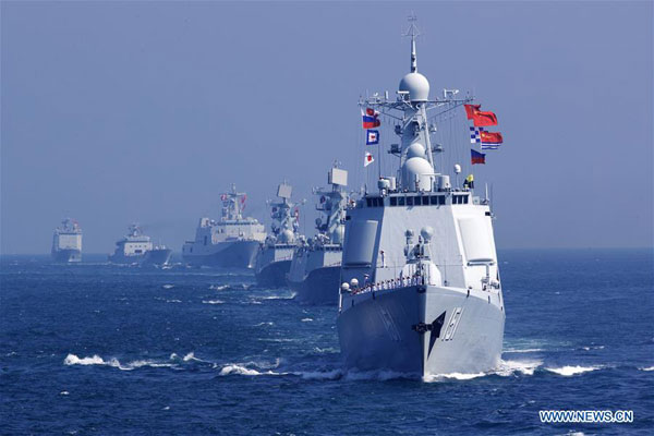 China, Russia conduct simulation exercise for joint naval drills