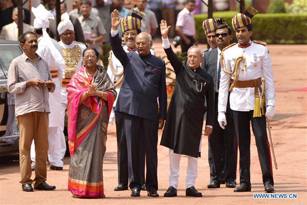 Kovind sworn in as new Indian president