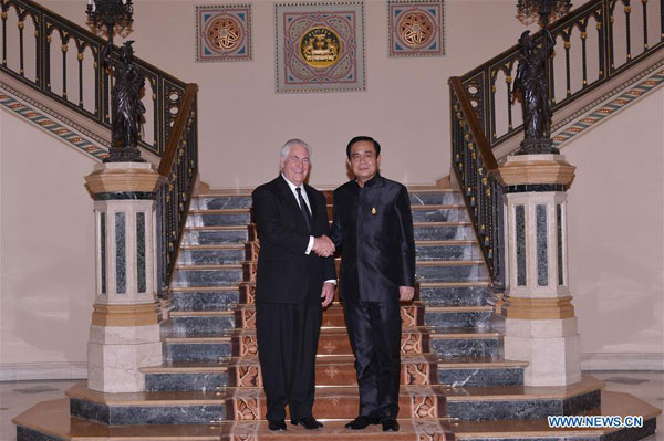 US secretary of state visits Thailand