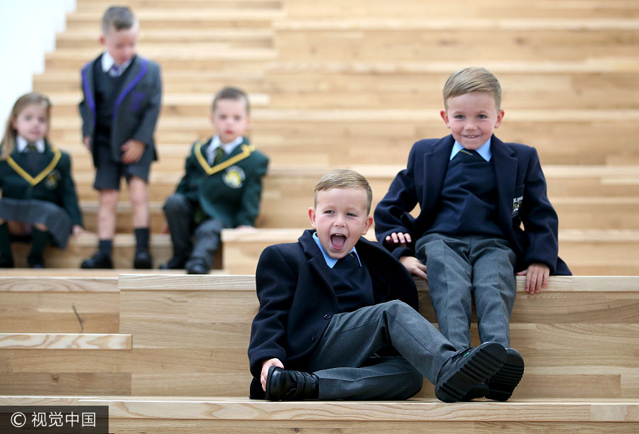 Thirteen sets of twins start primary school in Scotland