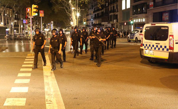 Police confirm at least 4 suspects dead in Barcelona terror attack