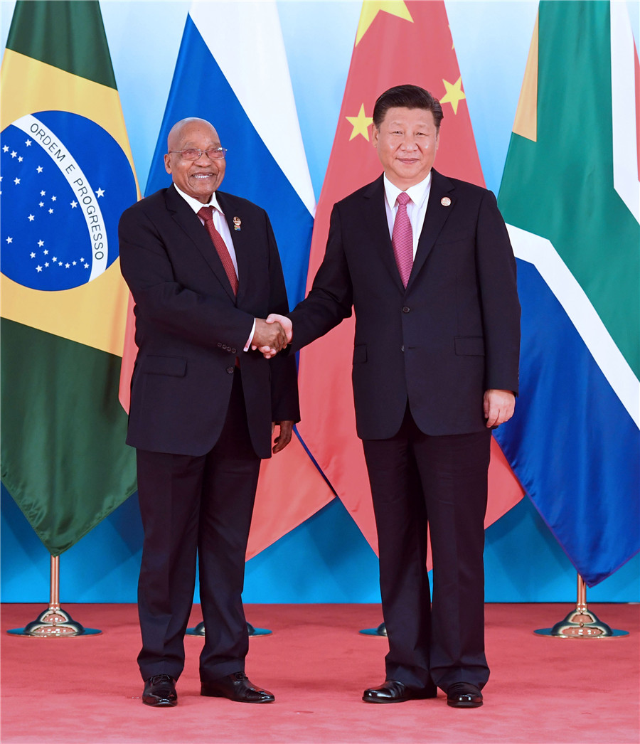 President Xi hosts leaders of BRICS countries in Xiamen