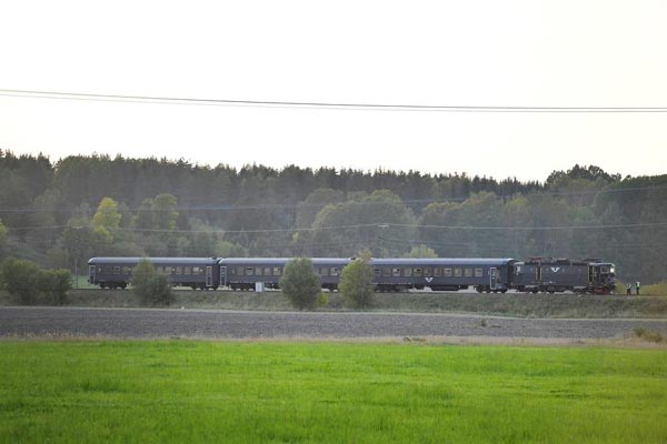 Train collides with tank south of Stockholm, four injured: report