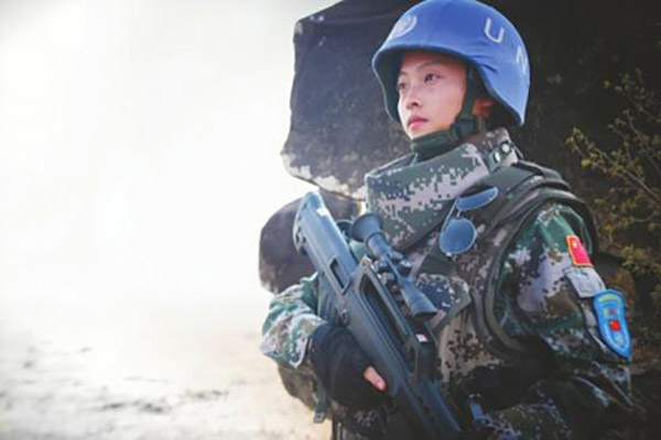 Chinese female peacekeeper wins UN award in S. Sudan