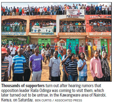 Odinga casts doubt on repeat presidential poll as observers appeal for calm