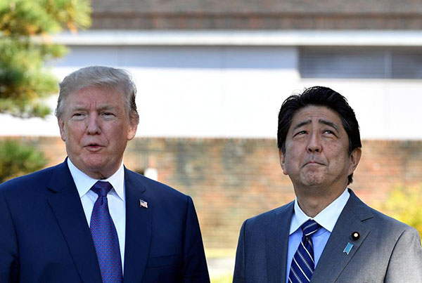 Trump in Japan for 1st stop of Asian tour, security, trade in focus