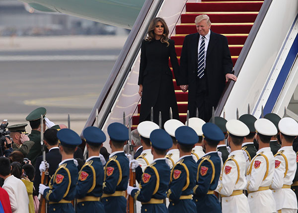 Live: US President Donald Trump lands in Beijing, kicking off three-day state visit