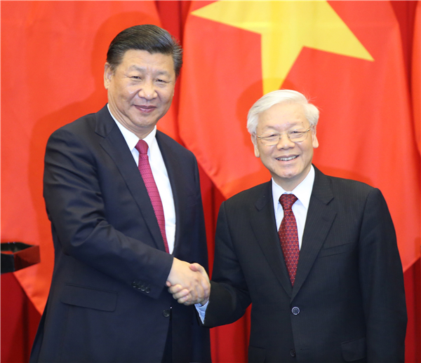 Chinese, Vietnamese leaders agree to deepen partnership under new circumstances