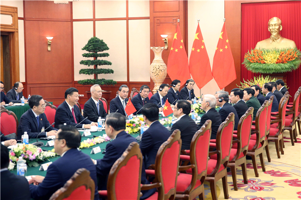 Chinese, Vietnamese leaders agree to deepen partnership under new circumstances
