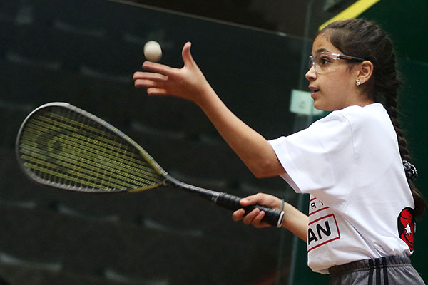 Squash a perfect match for girl refugees in Jordan