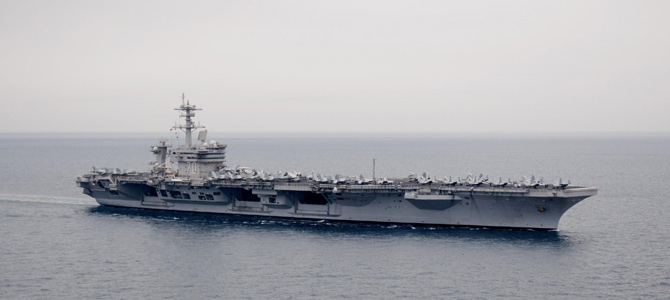 Bin Laden was buried at sea by aircraft carrier