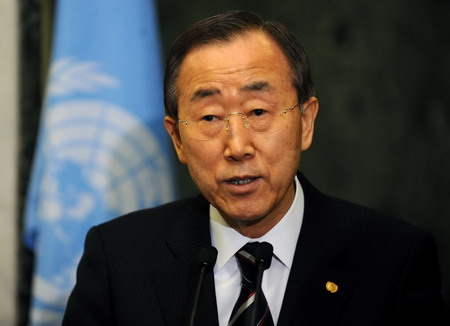 UN flag flies at half mast to mourn quake victims
