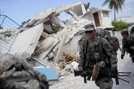 Mass US military presence in Haiti arouses contention