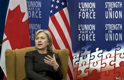 Clinton cites exodus effect from Haitian capital
