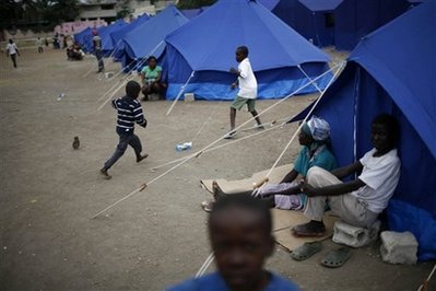 Give me shelter: Haiti's homeless ask for tents