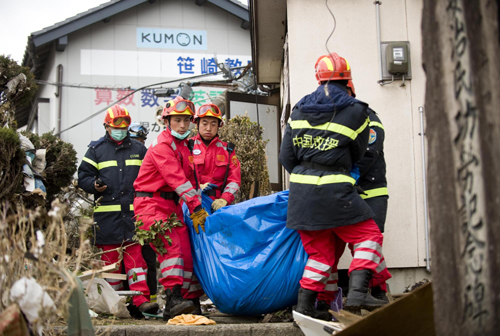 Chinese relief efforts continue in Japan