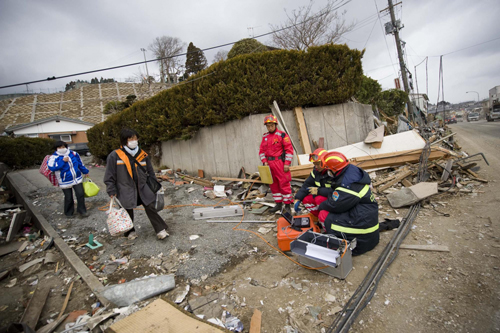 Chinese relief efforts continue in Japan
