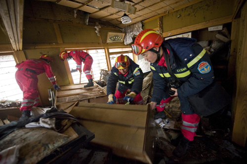 Chinese relief efforts continue in Japan