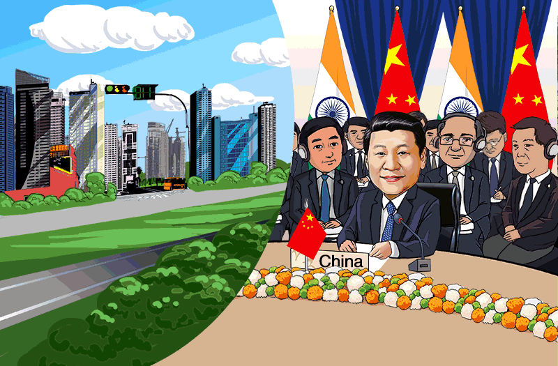 Cartoon commentary, Xi's Asian tour ④: Injecting Beijing's confidence into BRICS cooperation