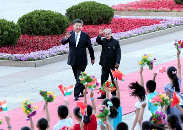China and India pledge peace in the border area