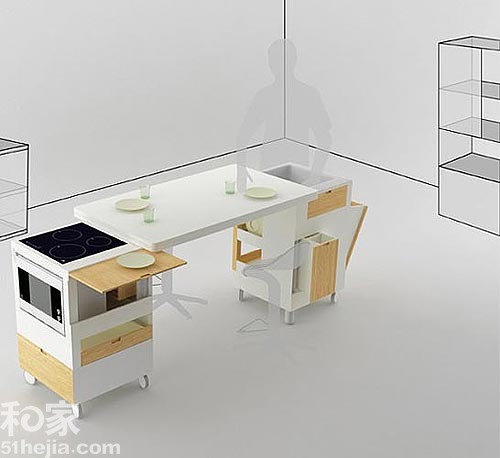 10款实用整体橱柜 打造1平米小厨房