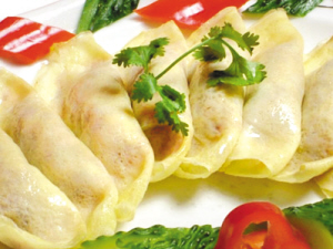 宝宝食谱:虾仁蛋饺
