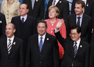 胡锦涛主席出席二十国集团领导人峰会