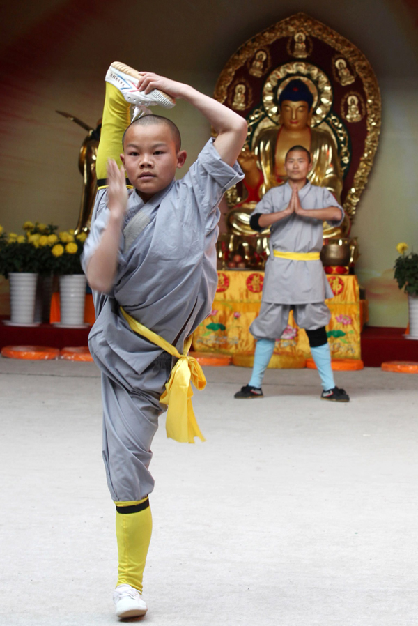 登封习武农村学生居多 武校水平参差不齐