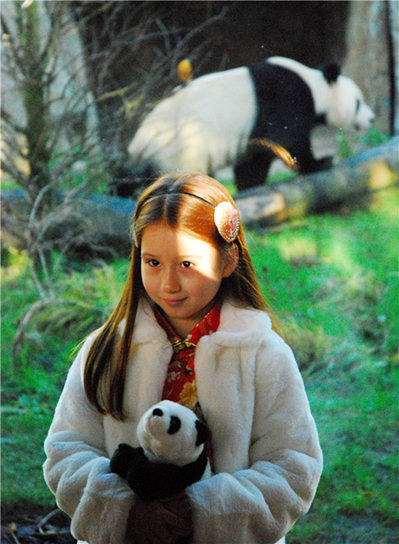 中英混血女孩与爱丁堡熊猫的特别缘分