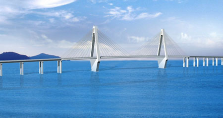 海阳至即墨跨海大桥开工建设