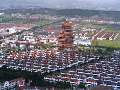 江苏华西村欲在台湾建世界最高金塔(组图)