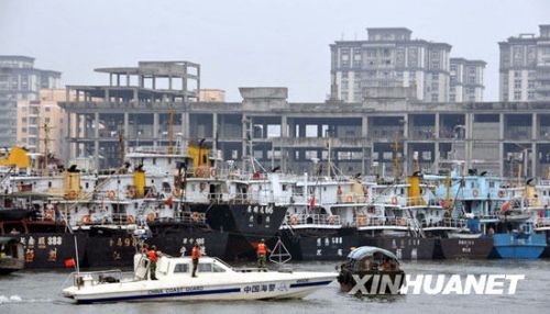 热带风暴彩虹11日2时20分登陆海南文昌(图)