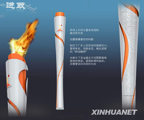 广州亚运火炬样式将由市民投票选出(组图)