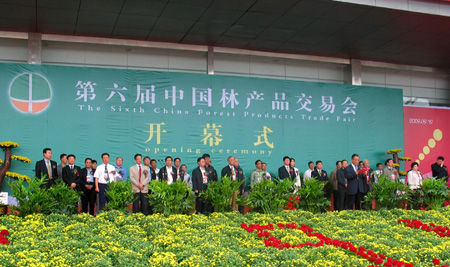 第六届中国林产品交易会在山东菏泽举行
