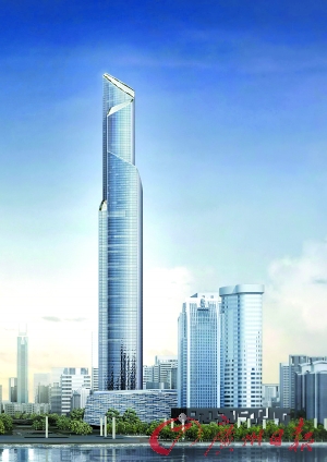 华南第一高楼今日将在广州动工(图)