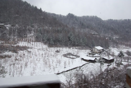 湖北神农架普降大雪(组图)