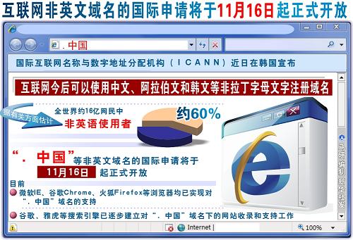 我国交.中国域名申请 最早明年用