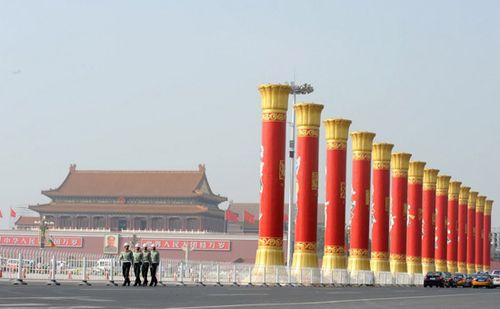 民族团结柱将撤出天安门广场移往奥林匹克公园