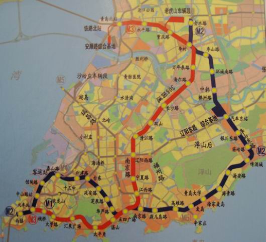 青岛今起开始修建首条地铁(图)