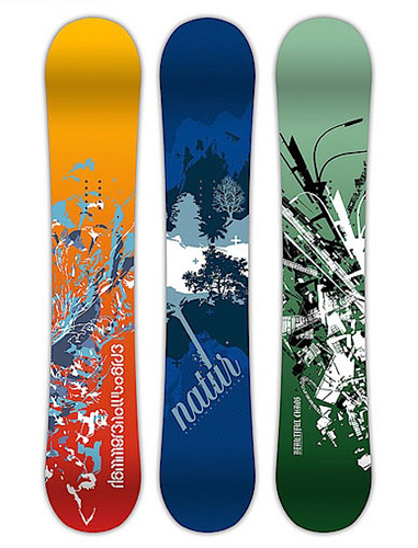 绚丽缤纷滑雪板