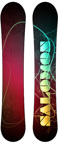 绚丽缤纷滑雪板