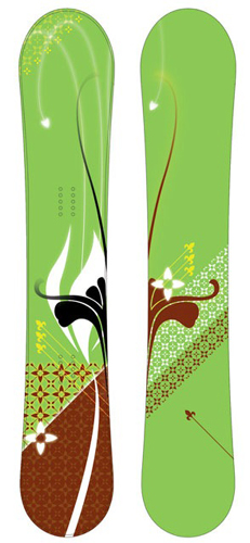 绚丽缤纷滑雪板