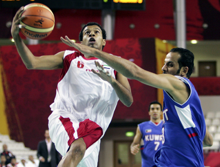 Doha basketball spotlights