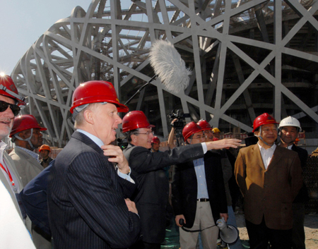 IOC tours Olympic construction sites