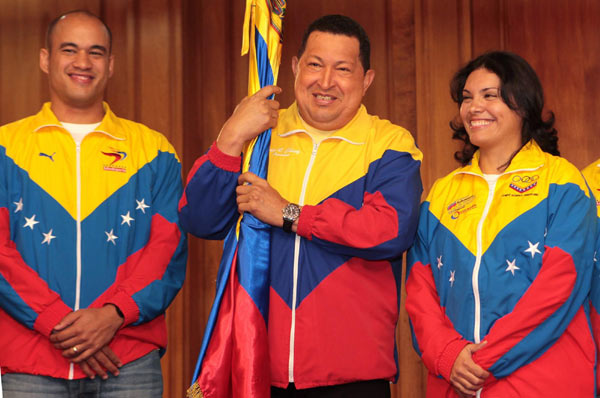 Venezuelan President says goodbye to Olympic delegation