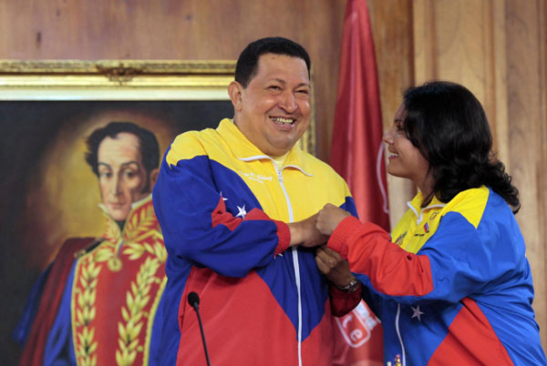 Venezuelan President says goodbye to Olympic delegation