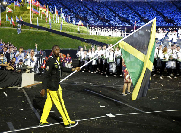 Olympic delegations at opening ceremony